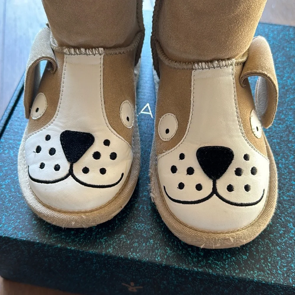 Size 13 EMU Australia Little Creatures Puppy wool boots with box